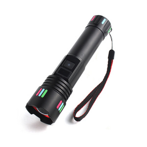 New White Laser Shot Long Distance Flashlight Rechargeable Torches Wholesale Universal Convenient Flashlight With Tail Rope