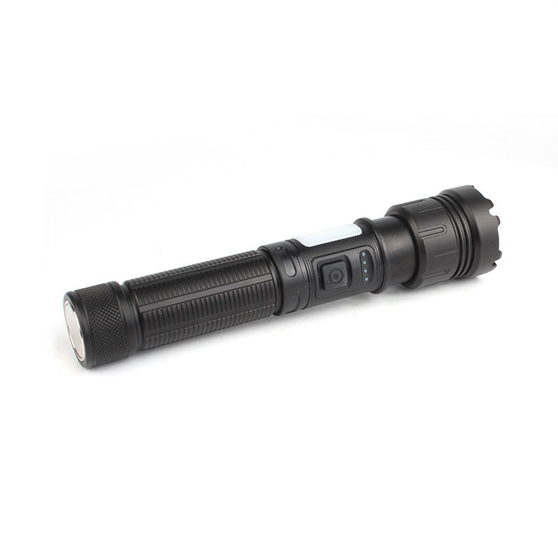 Industrial Waterproof Tactical Handheld Light Type-C Aluminum Alloy ABS 18650 or AAA Battery 1000 Lumen Led Flashlight