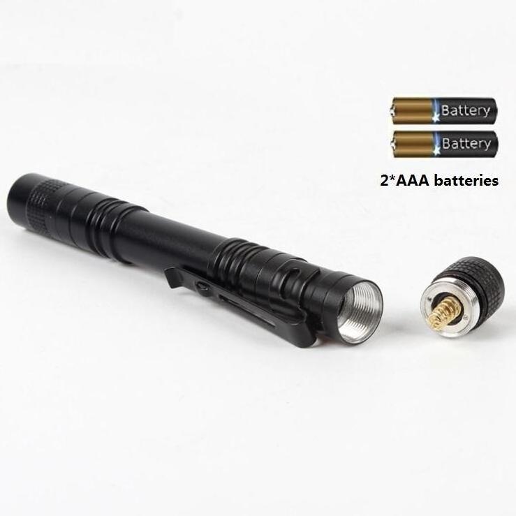 2024 Hot Sale High Power Aluminium Alloy Pen Light Mini Flat Penlight Led Rechargeable Tactical Mini Flashlight