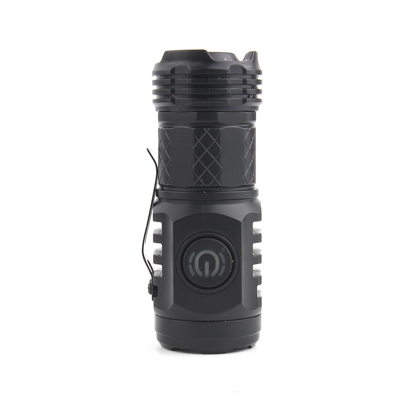 Custom 450 lumens Type-C Rechargeable Plastic Flashlight Convenient Type-C Rechargeable Torches