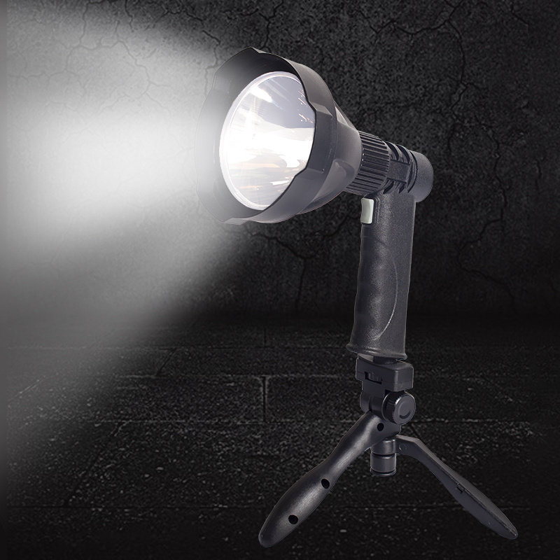 Flood Camping Flashlight Large Flashlight Searchlight Super Bright 6000 Lumen Led Flashlight Rechargeable Handheld Spotlight