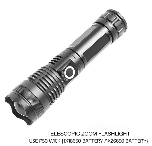 1000-10000 lumen wholesale customized zoomable focus 10w led flashlight