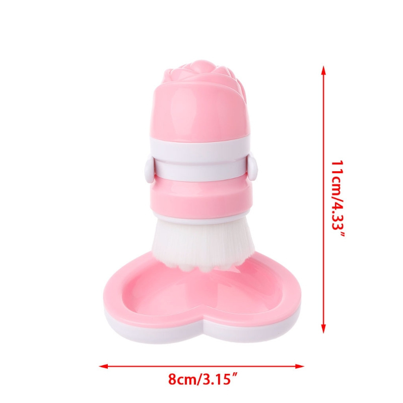 New Product Portable Cleansing Brush Face Massage Tool Deep Clean Skin Care Remover Tool +holder pedestal