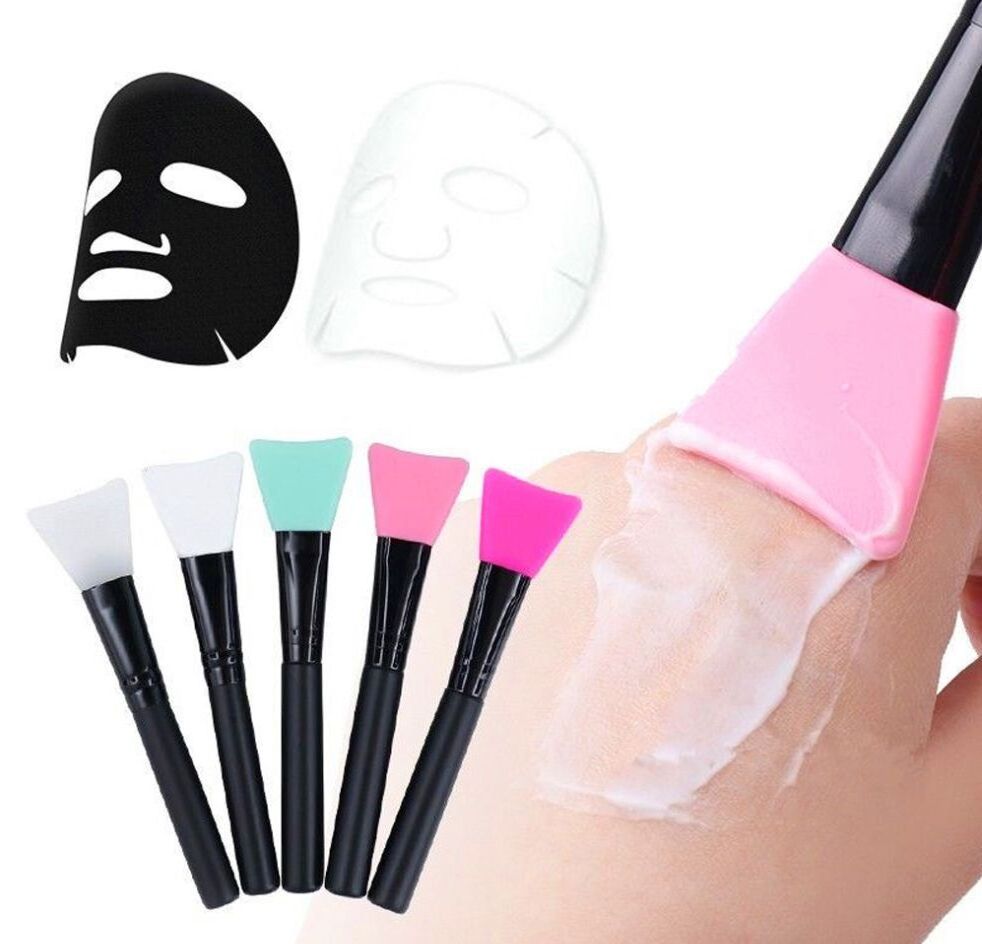 Wholesale High Quality Popular Diy Silicone Face Eye Mask Use Soft Silicone Face Facial Mask Brush