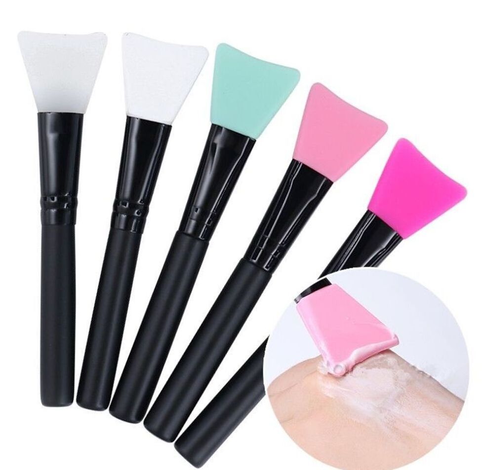 Wholesale High Quality Popular Diy Silicone Face Eye Mask Use Soft Silicone Face Facial Mask Brush