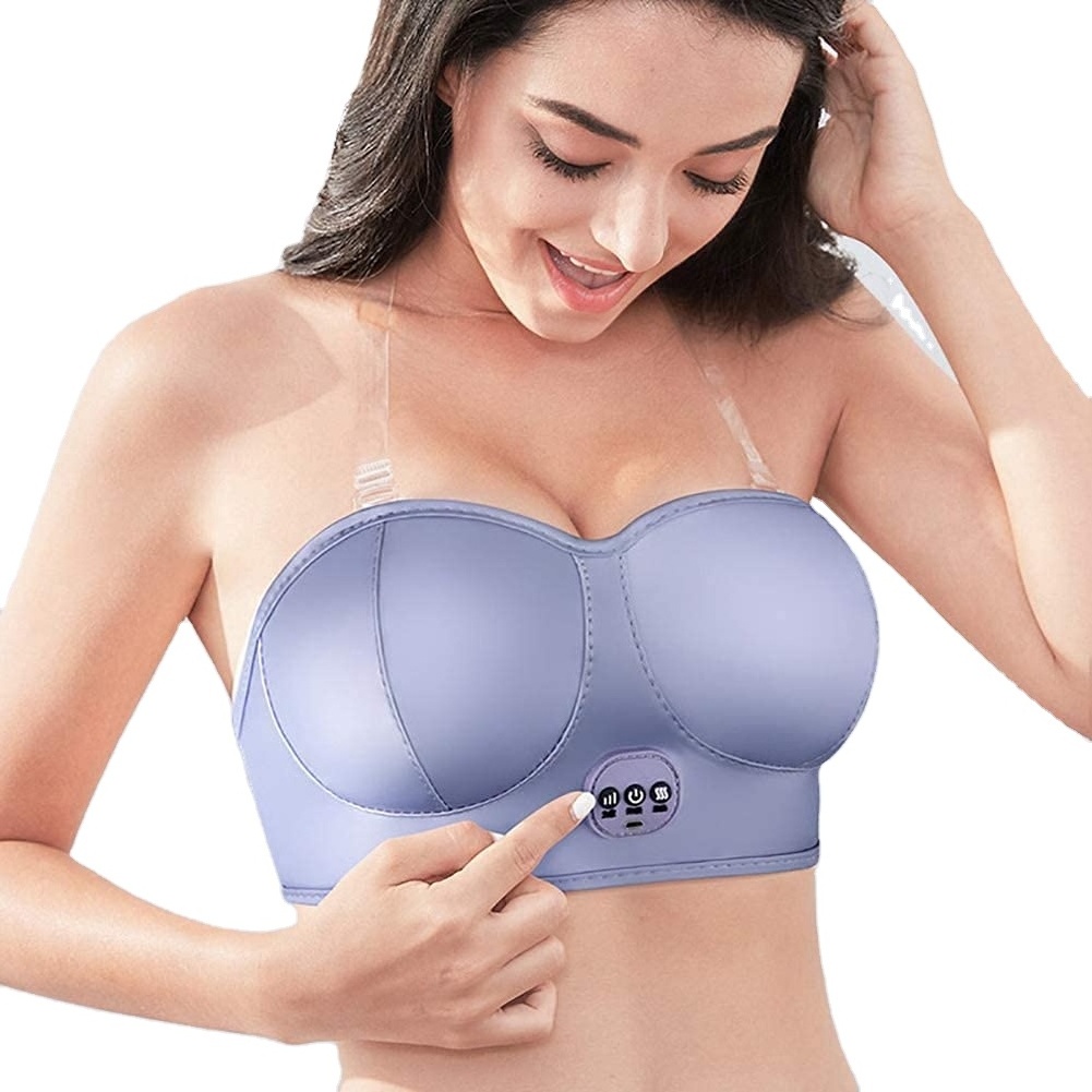 Electric Breast Enhancer Massager, Wireless Underwear Breast Dredging Breast Sagging Lifting and Enlarging/