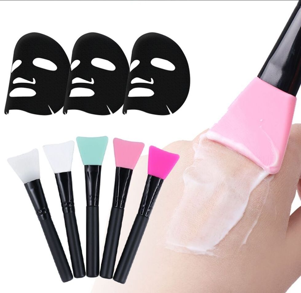 Wholesale High Quality Popular Diy Silicone Face Eye Mask Use Soft Silicone Face Facial Mask Brush