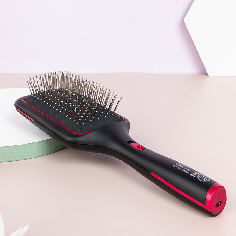 Wireless Charging New Hair Straight Comb Electric Negative Ion Multifunctional Hair Dryer Vibrating Air Cushion Massage Comb