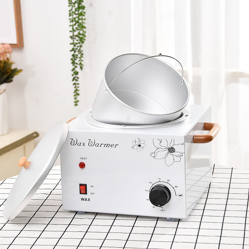 Electric Wax Heater Hair, Removal Wax Warmer Machine  Large Space Dipping Pot Wax Quick Melting/