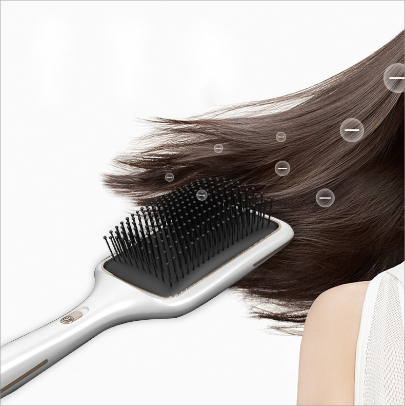 Wireless Charging New Hair Straight Comb Electric Negative Ion Multifunctional Hair Dryer Vibrating Air Cushion Massage Comb