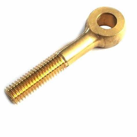 Brass M10 20mm yellow zinc PTFE Alloy snap anchor DIN444 duplex steel Eye Bolt