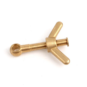 M10 M12 Stainless Steel Brass Eye Bolt Wing Nut