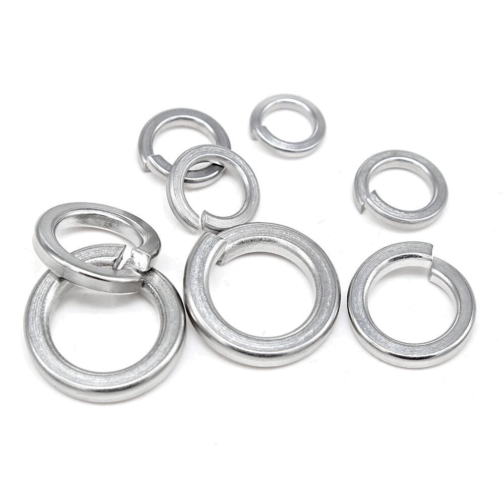 DIN137B Stainless Steel Wave Spring Washers M3-M36 A2-70 Stainless Steel Curved Wave Crest Shape Elastic Gasket Spring Washer