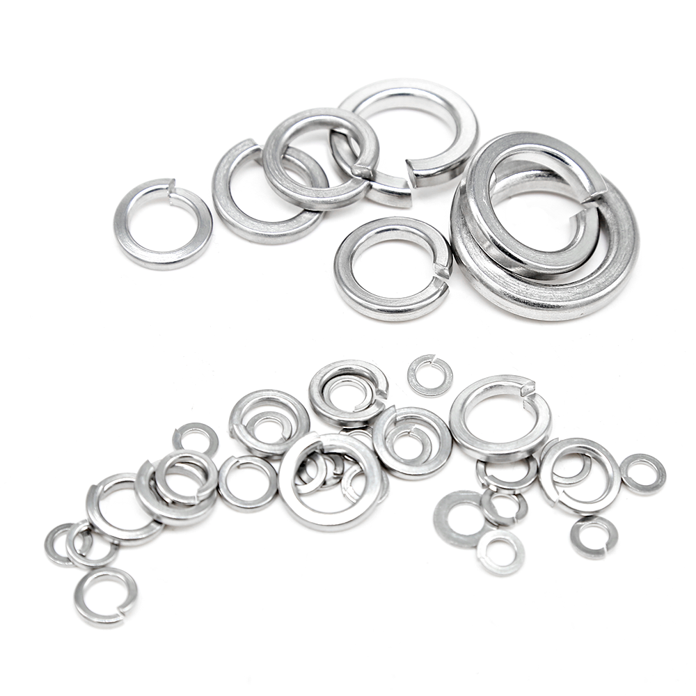 DIN137B Stainless Steel Wave Spring Washers M3-M36 A2-70 Stainless Steel Curved Wave Crest Shape Elastic Gasket Spring Washer