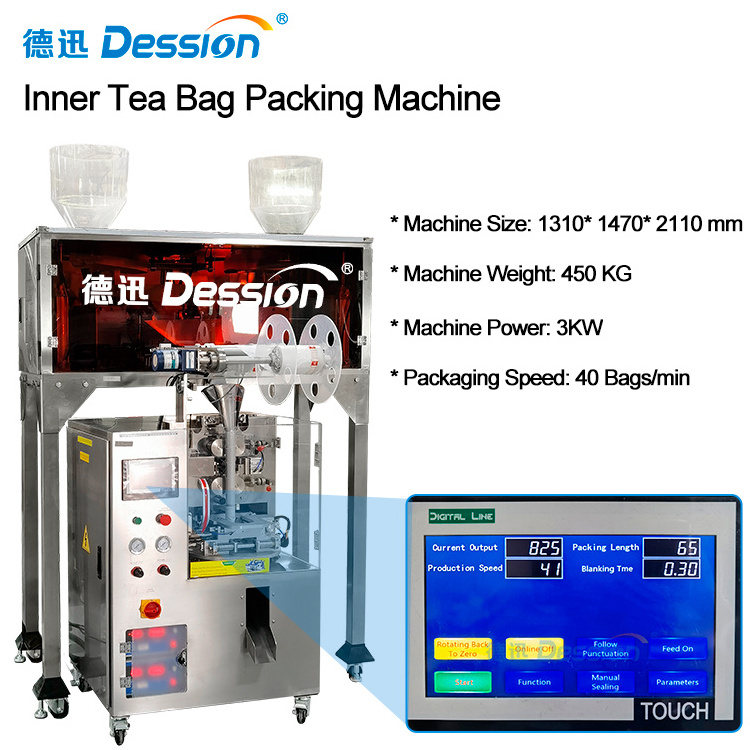 Ultrasonic Sealing 1G 3G 5G Tea Leaves Nylon Pyramid Bag Packing Machine Herbal Green Tea Filter Bag Filling Packing Machine