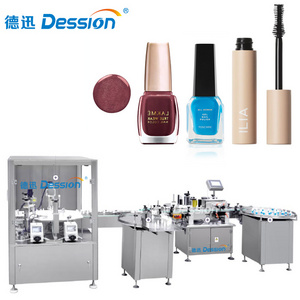 Automatic Cosmetic Cream Bottle Filling Capping Machine Lip Gloss Nail Gel Polish Filling Machine Mascara Bottle Filling Machine