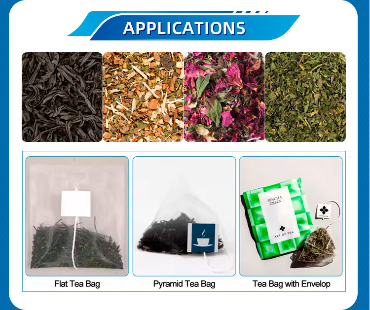 USA Local Service Automatic Dip Tea Bag Making Packing Machine Pyramid Herbal Tea Bag Nylon Triangle Tea Bag Packing Machine