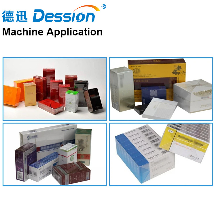 Automatic Cosmetic Box Thermal Cellophane Overwrapping Machine Cosmetic Carton Lipstick Box Cellophane Wrapping Machine