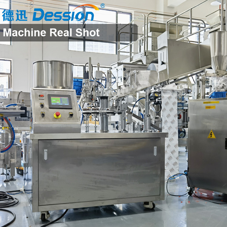 High speed automatic cosmetic lotion tube filling and sealing machine cosmetic cream soft tube filling sealing machine