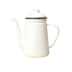 Traditional Style Kettle Coffee Tea Outdoor Camping Kettle And Enamel Teapot