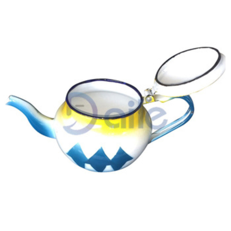 Hot sale quality low price wholesale 0.5L tea pot kettle enamel teapot