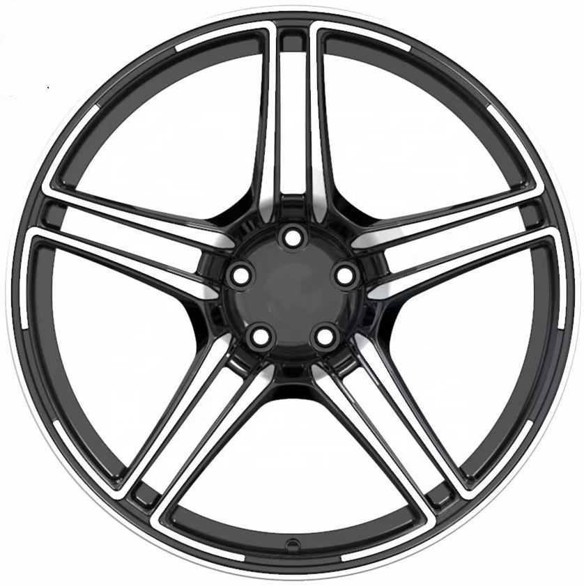 customized forged monoblock wheels 5 double spokes 5 hole 8.5-9.5J 18 19 9inch rims for tesla