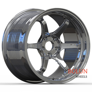 bolun custom polished forged rims car wheel custom rims for nissan nismo 370z 300z 350z infiniti q50 q60 g35 g37