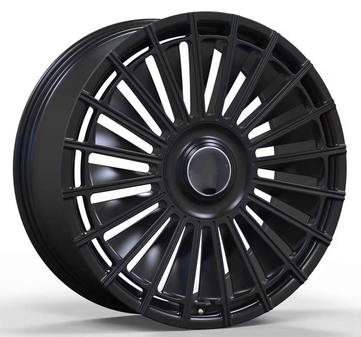 BOLUN Glossy Black Polished Lip Finish Jantes 23 24Forged Aluminium Car Wheels for Land rover Classic 1990