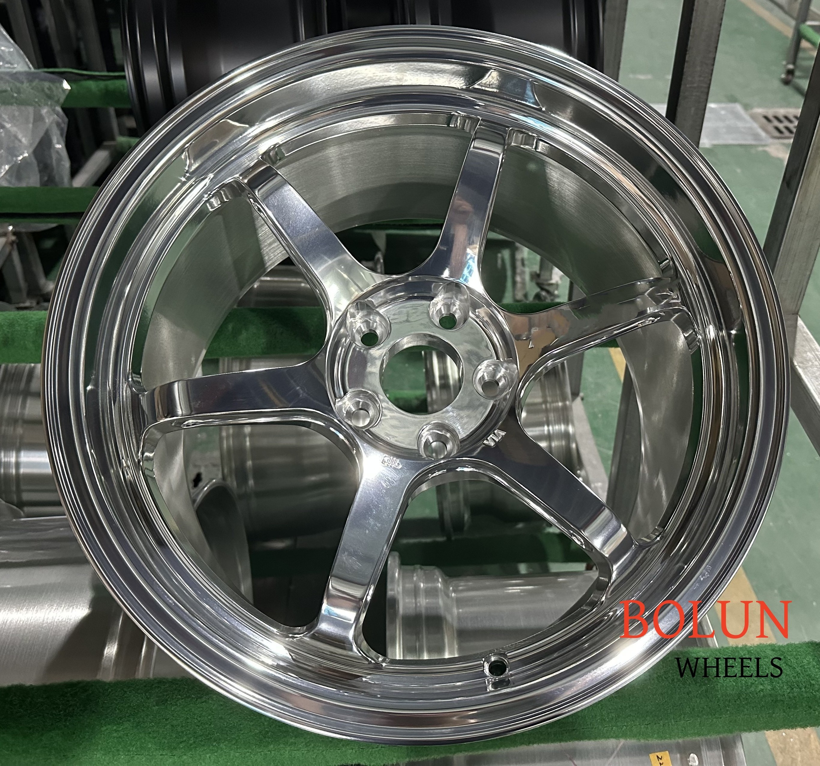 bolun custom polished forged rims car wheel custom rims for nissan nismo 370z 300z 350z infiniti q50 q60 g35 g37