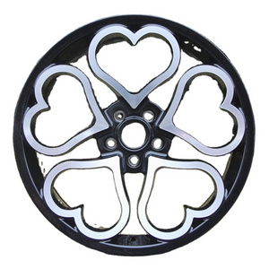 good price custom monoblock 16-24inch forged wheels heart wheels, rims with hearts for bmw car