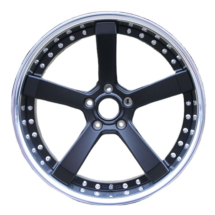 FORGED Universal 6 Spoke 5 Hole 4x100 114.3 18 Inch 17Inch Mag Sport Aluminum Passenger Car Rims TE37 Alloy Wheel