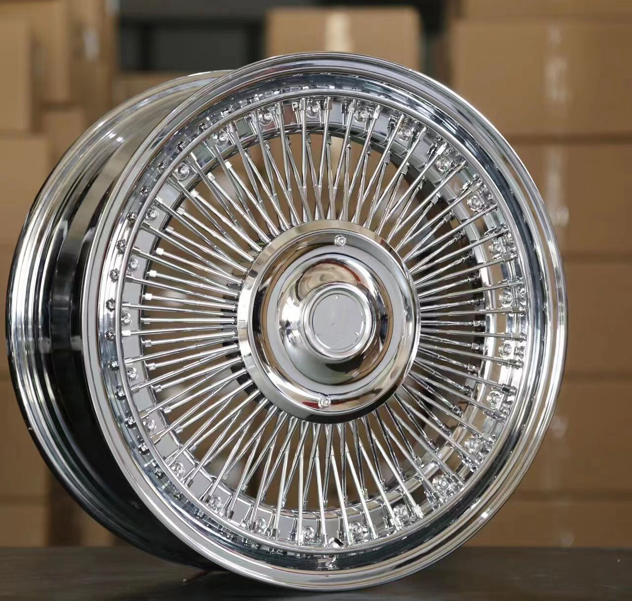 hot sale wire wheel  rose gold siver chrome multi spokes 18 20 22 24 26 inch forged wheels from china