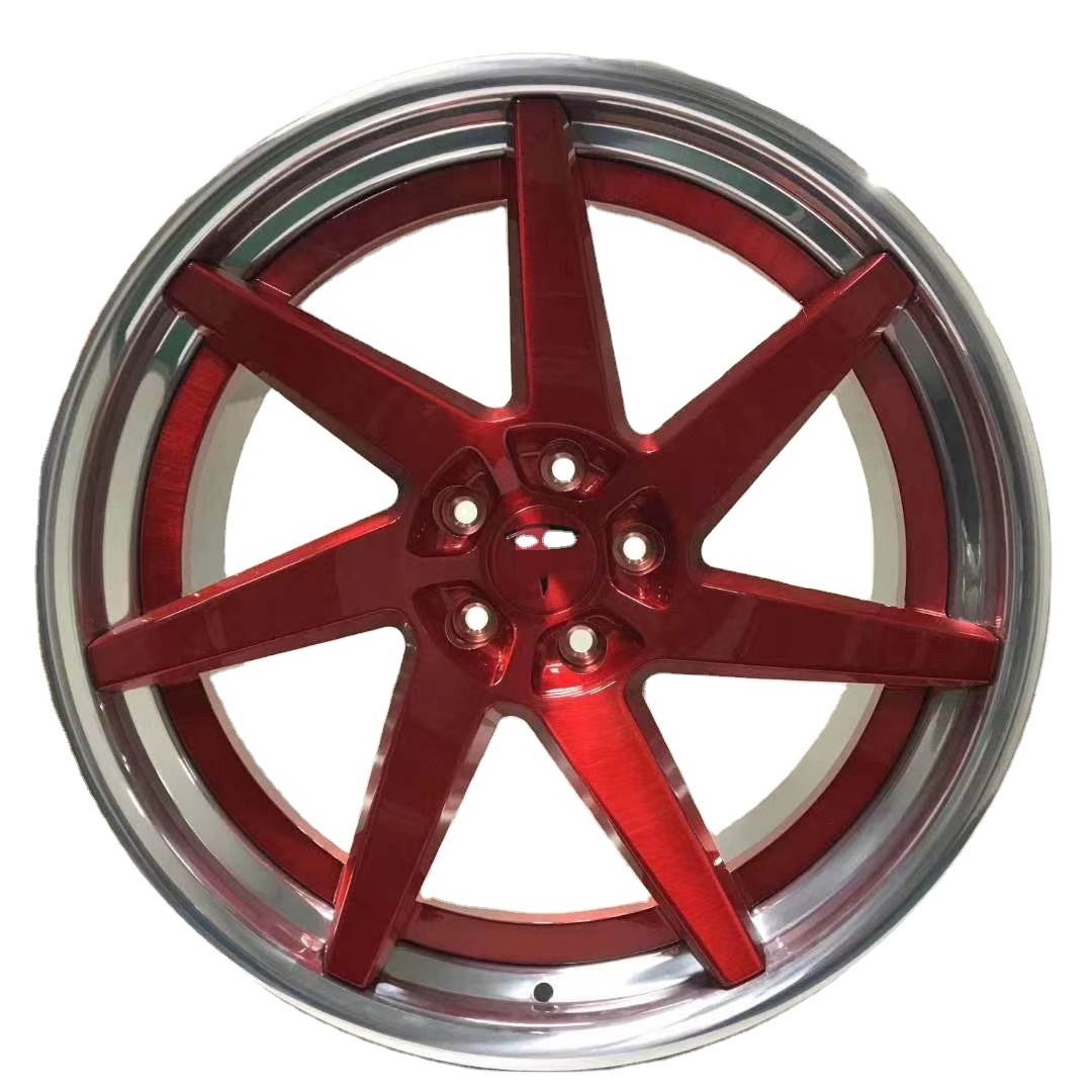 FORGED Universal 6 Spoke 5 Hole 4x100 114.3 18 Inch 17Inch Mag Sport Aluminum Passenger Car Rims TE37 Alloy Wheel