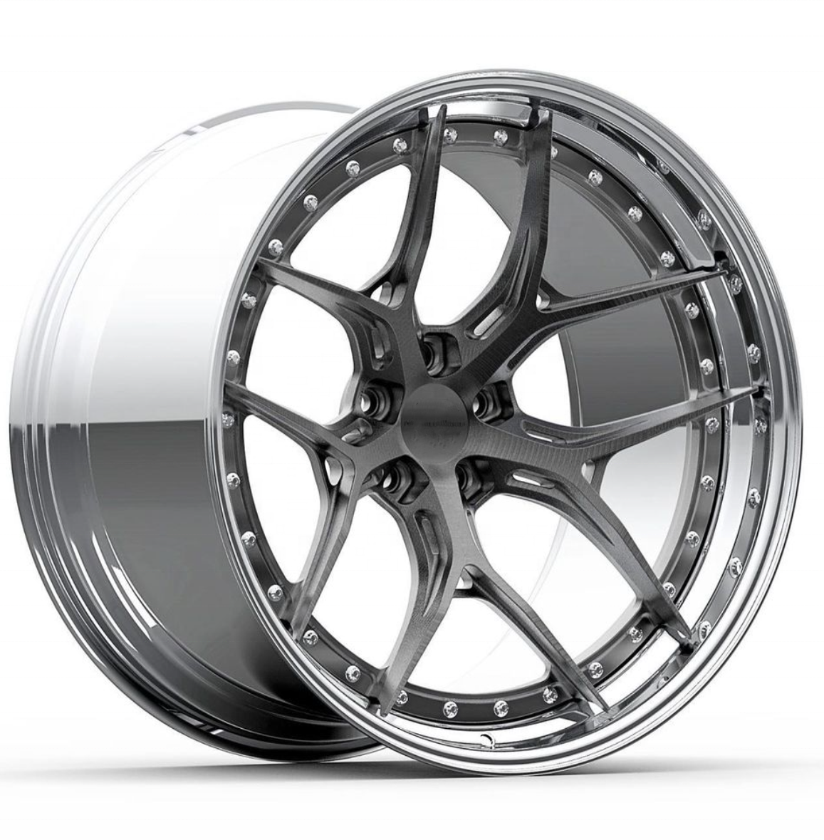 Custom luxury polished 18*9.5 18*10.5 inch 5*114.3 car forged wheels rims for Honda Civic rims