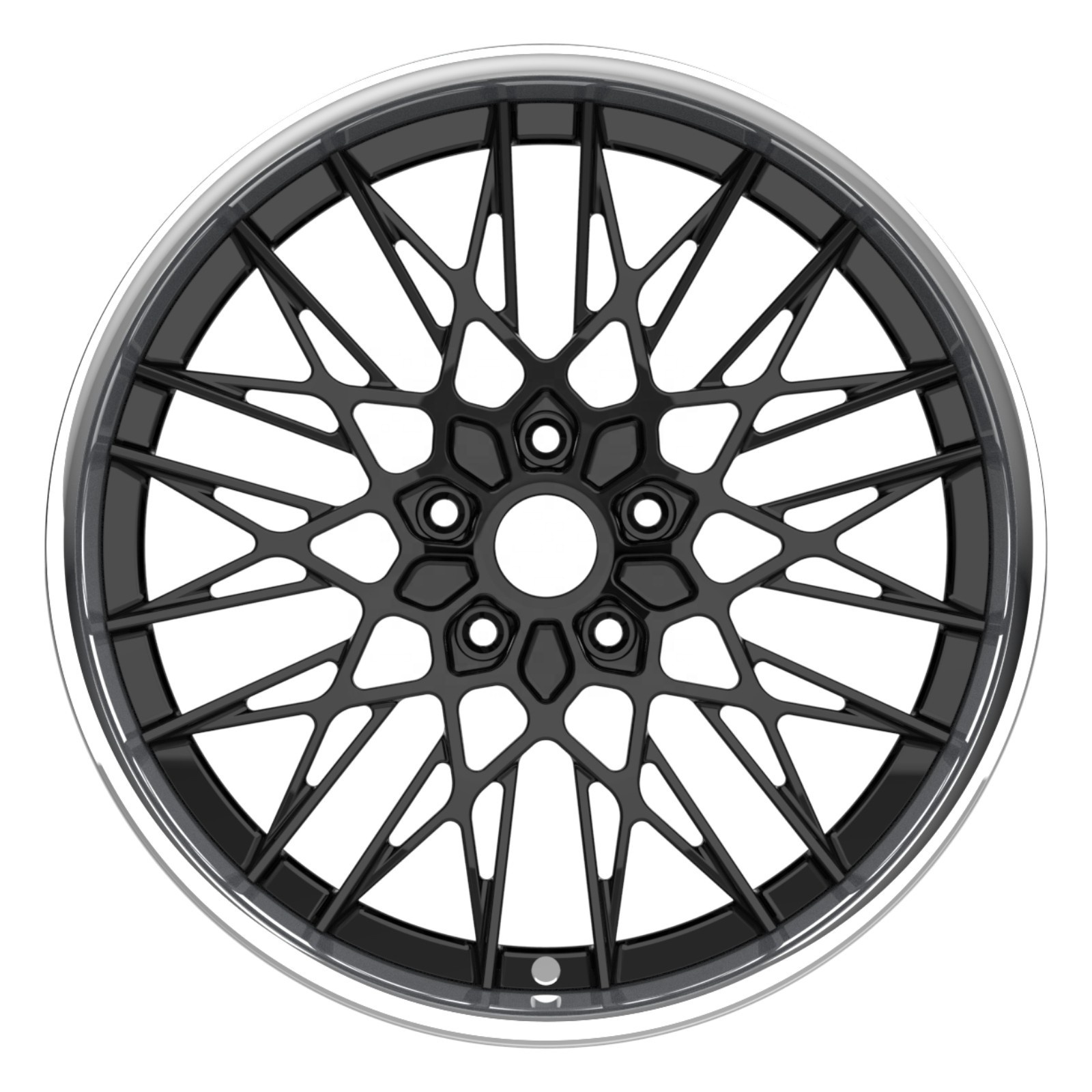 Bolun Customized 18 19 20 inch deep dish polished 2 pieces car forged wheels manufacturer