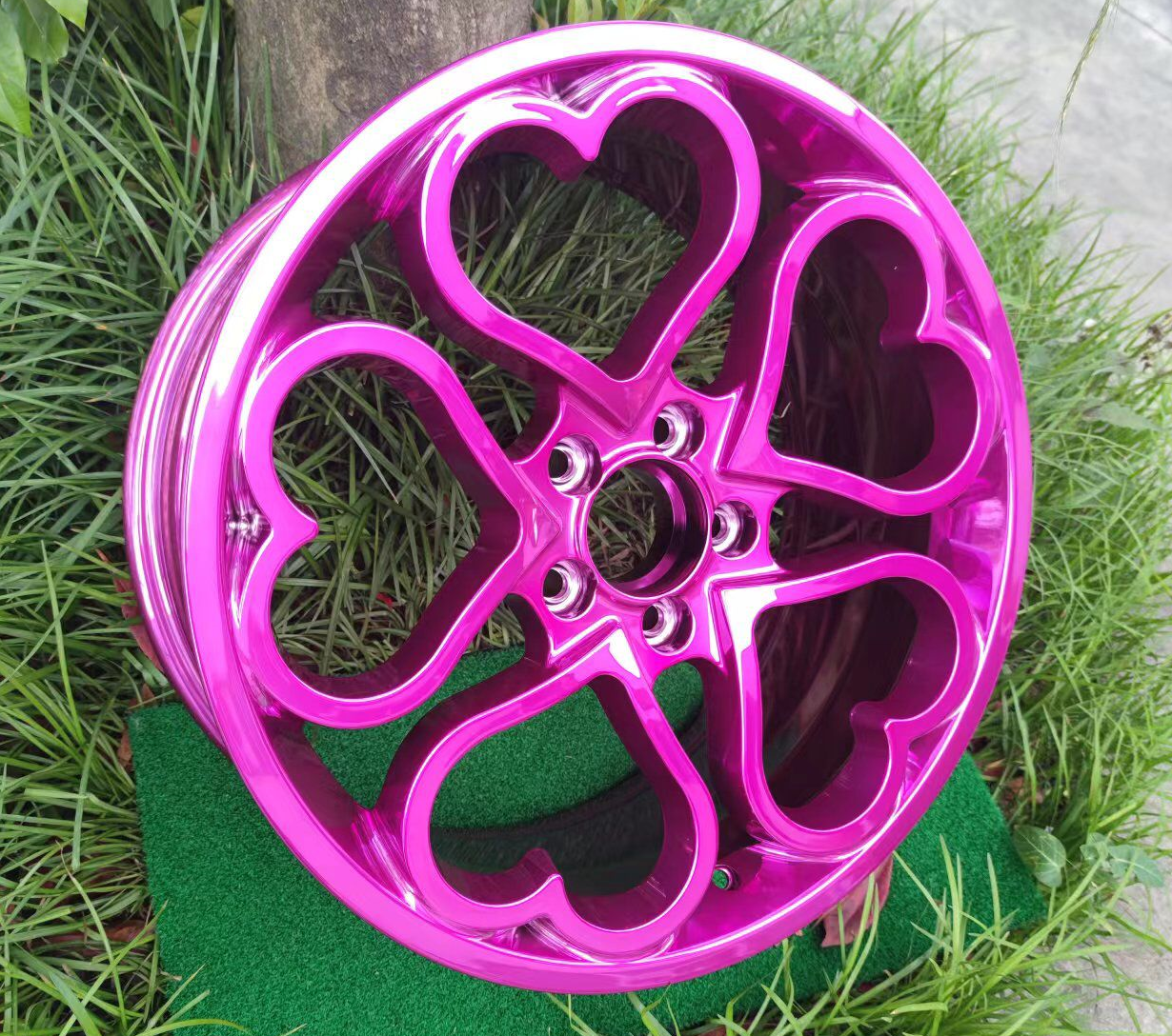 purple pink bolun custom chrome hearts wheels rims from 16-24 inch