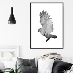 wall canvas with frame goshawk print framed art print safari nursery prints gallery wall poster decor