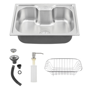 Brazil pia da cozinha kitchen sink stainless steel modern single bowl brushed thickening farmhouse stainless steel kitchen sink