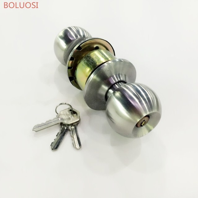 American Tubular knob lock 607 with white paint color