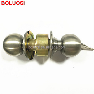 201SS/304SS cylindrical round ball lock with key