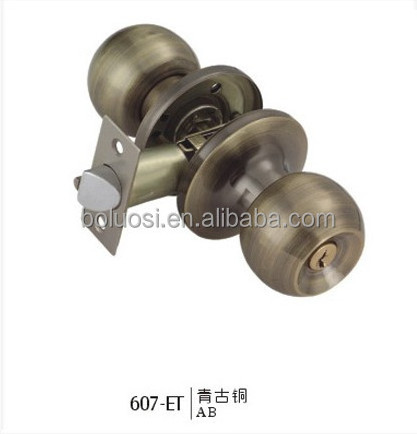 American Tubular knob lock 607 with white paint color