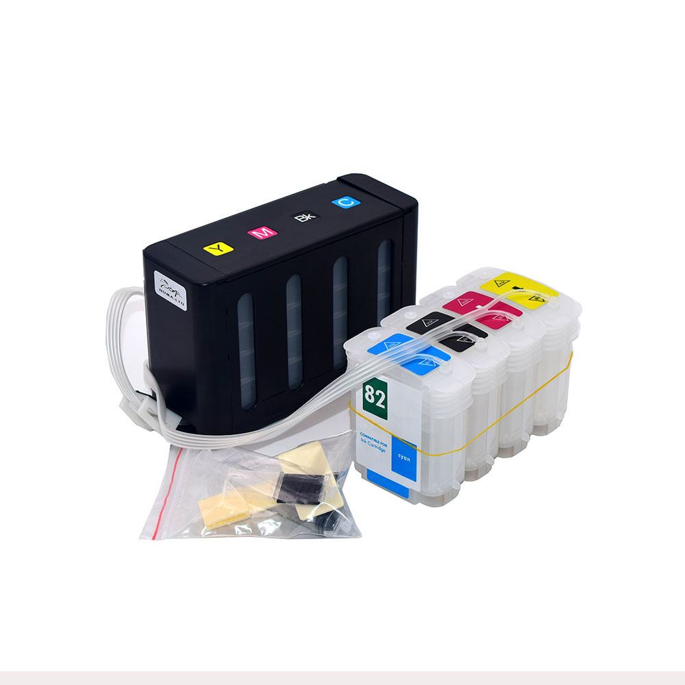 BOMA.LTD High Quality Ciss System For HP 10 82 Ink Cartridge For HP Designjet 500 800 500PS 800PS With Reset ARC Chips