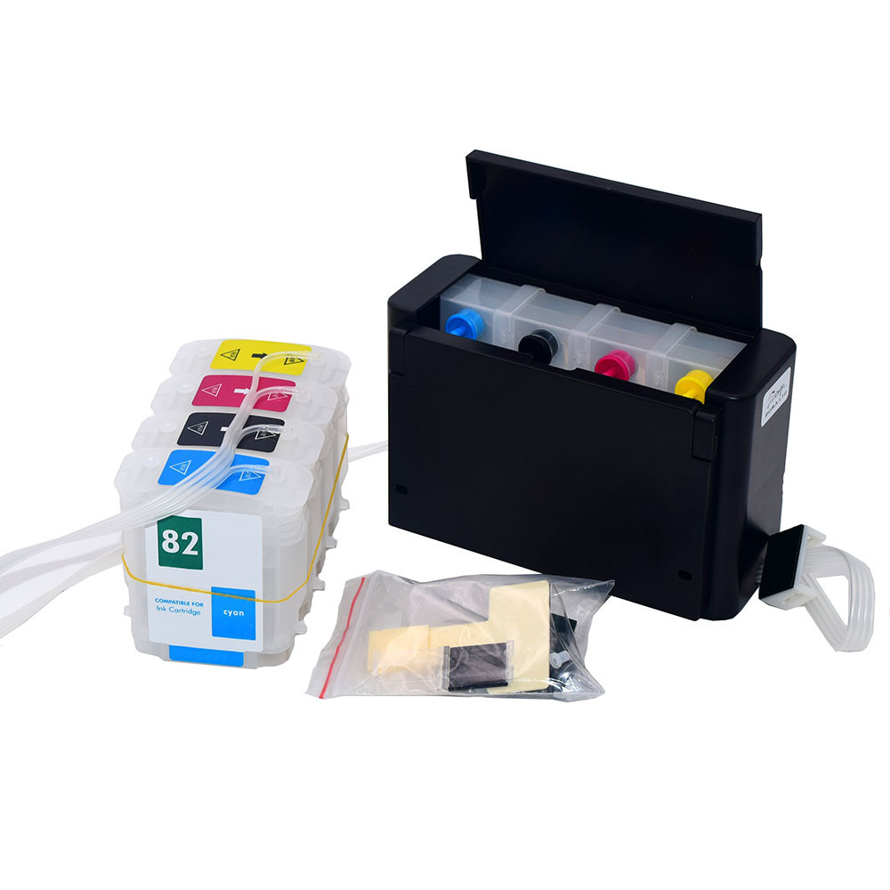 BOMA.LTD High Quality Ciss System For HP 10 82 Ink Cartridge For HP Designjet 500 800 500PS 800PS With Reset ARC Chips