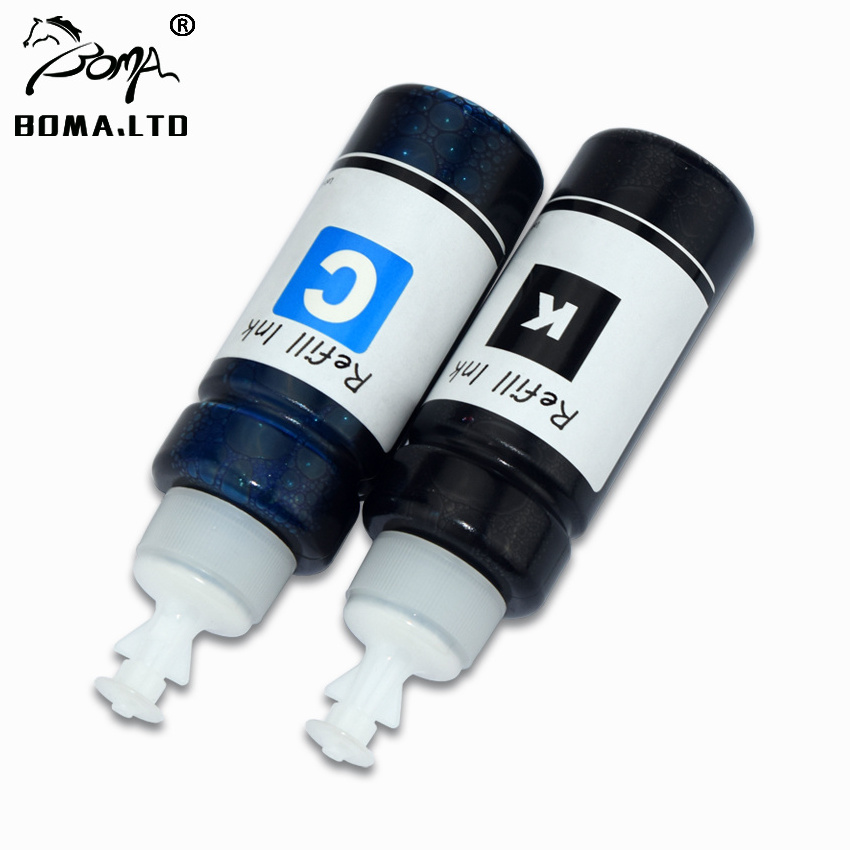 100ml 4Colors Refillable Dye Ink For HP Photosmart 5510 5515 6510 010 109 110 209 210 364 564 178 862 Printers