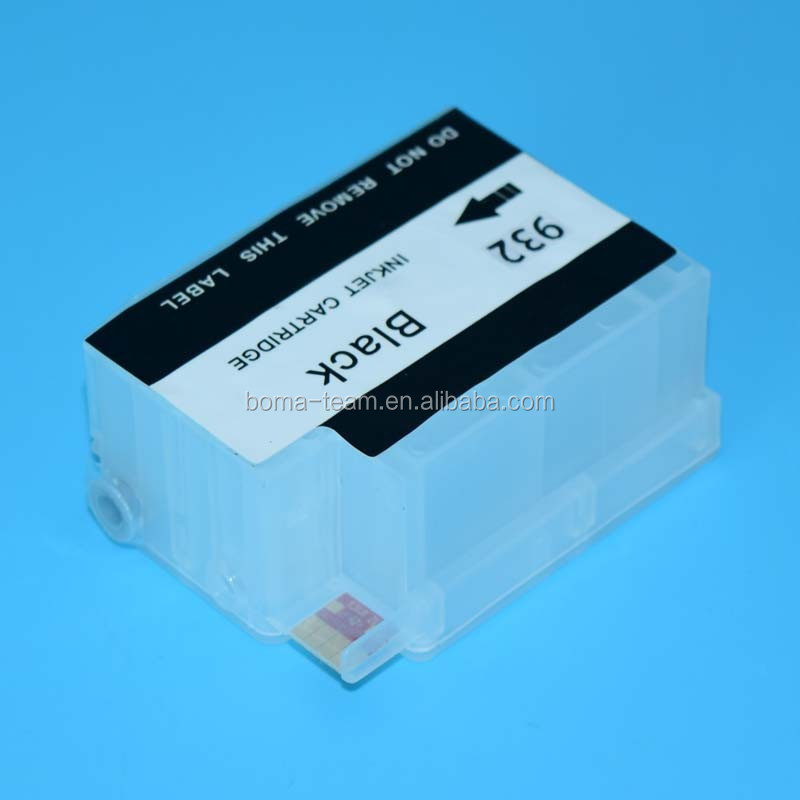 Compatible HP932 933 Refillable Ink Cartridge With ARC Chip For HP Officejet 7612 7510 7512 932 933 inkjet printer