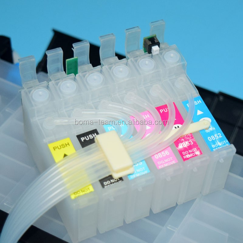 85N T0851N-T0856N Ciss Continuous Ink Supply System For Epson Stylus Photo 1390 T60 R330 Printer CISS T0851N Ink Cartridge