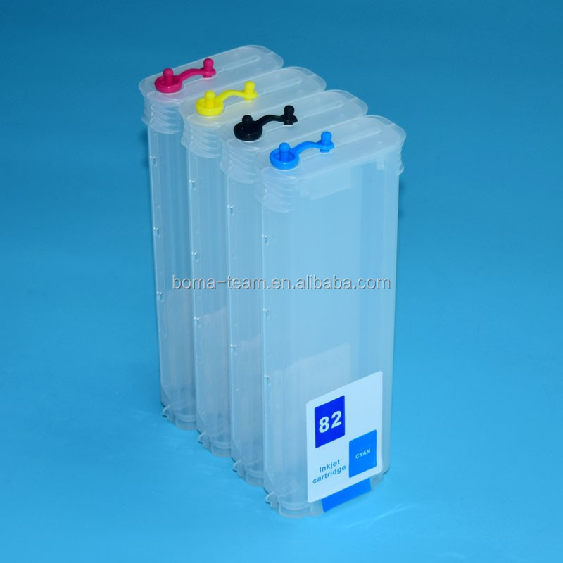 10 82 280ml Bulk Ciss Refillable Ink Cartridge For HP Designjet 500 510 800 510ps 500ps 800ps Plotters