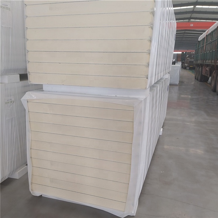 Fireproof  Polyurethane Roof Sandwich Panel Used for Clean Room Wall Panel PU PIR Sandwich Panel