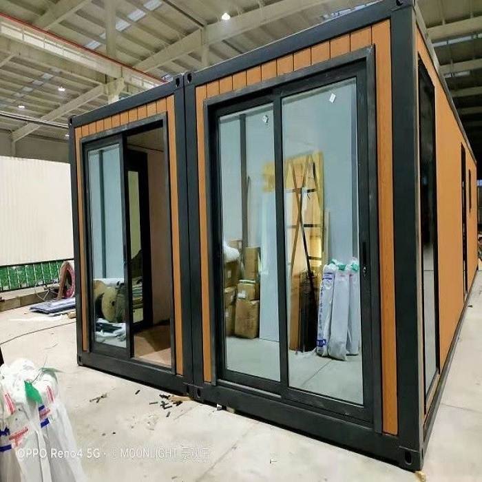 Ready Made 40 Ft Luxury Container House Transportable Modular Homes South Africa Easy Install Prefab Folding Container House