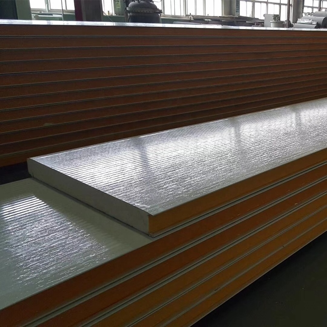 Polyurethane Building Boards For Walls And Roofs Insulated PU Sandwich Panel